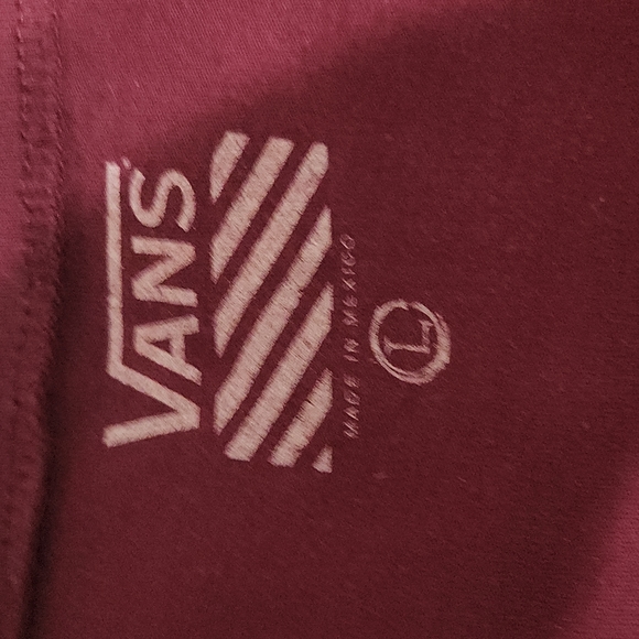 Vans Bundle of 2 Tee shirts - Gray (Burnout) - Small and Maroon Size Large - Picture 5 of 5